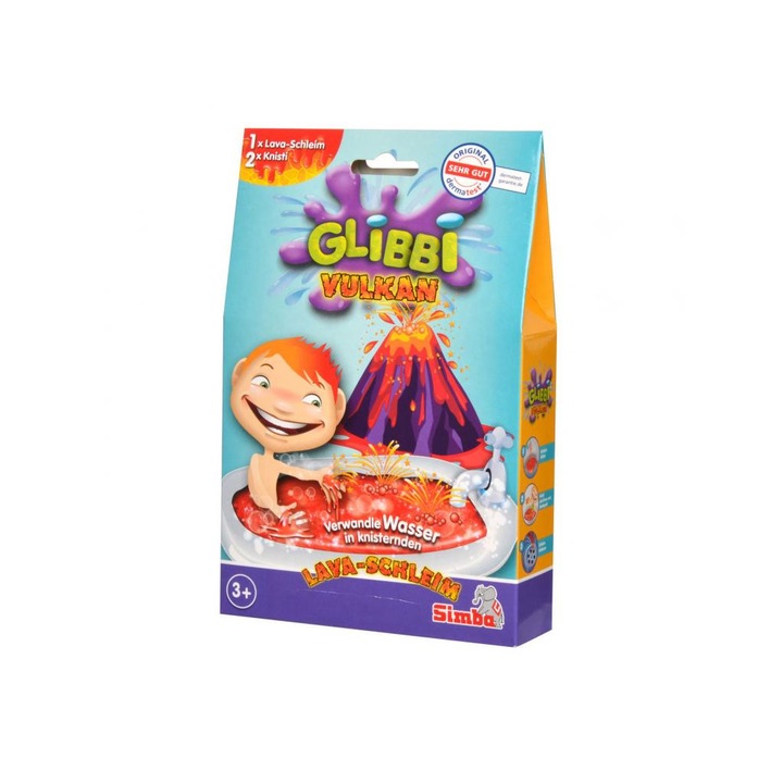 Glibbi 43810 Glibbi zselés vízszínező fürdőjáték szett - láva