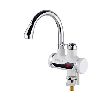 Baterie Robinet electrica INSTANT AKU cu afisaj LED incalzit apa 3KW Baie Bucatarie Debit 2 litri per minut AK6408 Baterie Robinet electrica INSTANT AKU cu afisaj LED incalzit apa 3KW Baie Bucatarie Debit 2 litri per minut AK6408