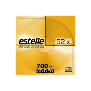 Disc CD R80 / 700 MB estelle cu carcasa slim Disc CD R80 / 700 MB estelle cu carcasa slim