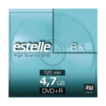 Disc DVD+R capacitate 4.7GB estelle cu carcasa slim Disc DVD+R capacitate 4.7GB estelle cu carcasa slim