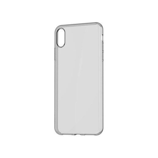 Husa antisoc silicon Baseus, ultrasubtire, iPhone XS Max, negru transparent