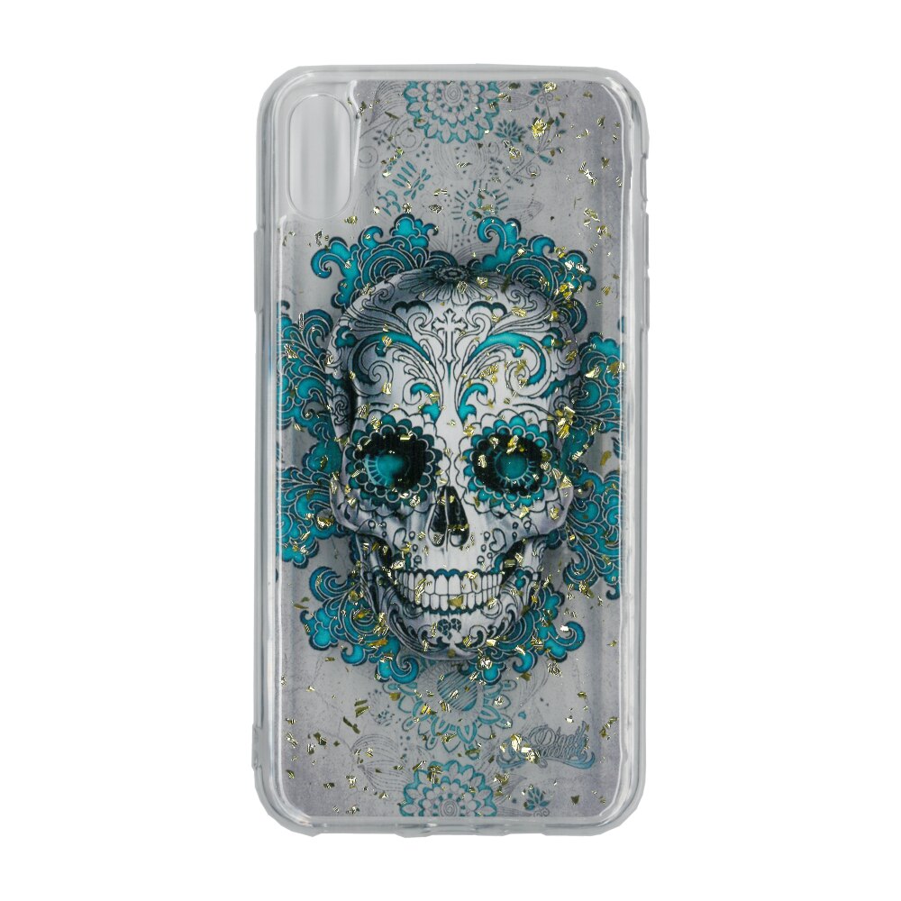 Husa din silicon cu insertii aurii M4, pentru Apple iPhone Xr