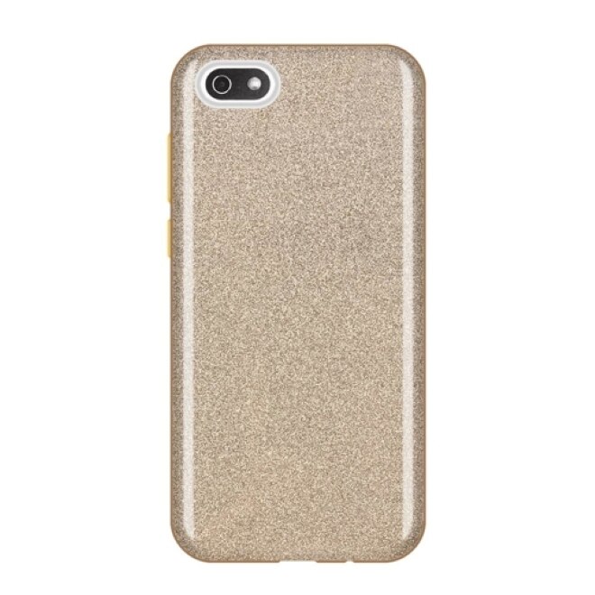 Husa Xiaomi Redmi Note 5 (dual camera), Xiaomi Redmi Note 5 Pro, Sclipici, Gold