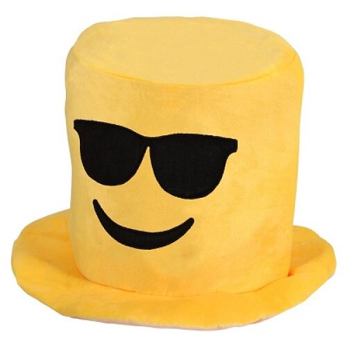 Palarie de petrecere emoticoana cu ochelari de soare, Emoji