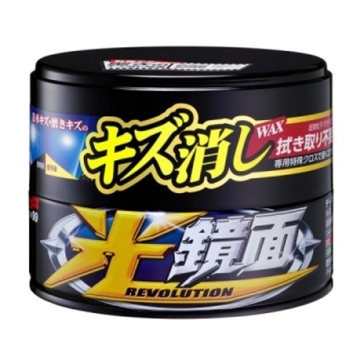 Soft99 New Scratch Clear Wax Mirror Finish Dark & Black Autóviasz, 200g