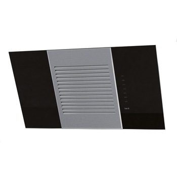 Hota decorativa Best Horizon 80 cm, putere de absorbtie 750 mc/h, 1 motor, 4 trepte de viteza, sticla neagra si inox Hota decorativa Best Horizon 80 cm, putere de absorbtie 750 mc/h, 1 motor, 4 trepte de viteza, sticla neagra si inox