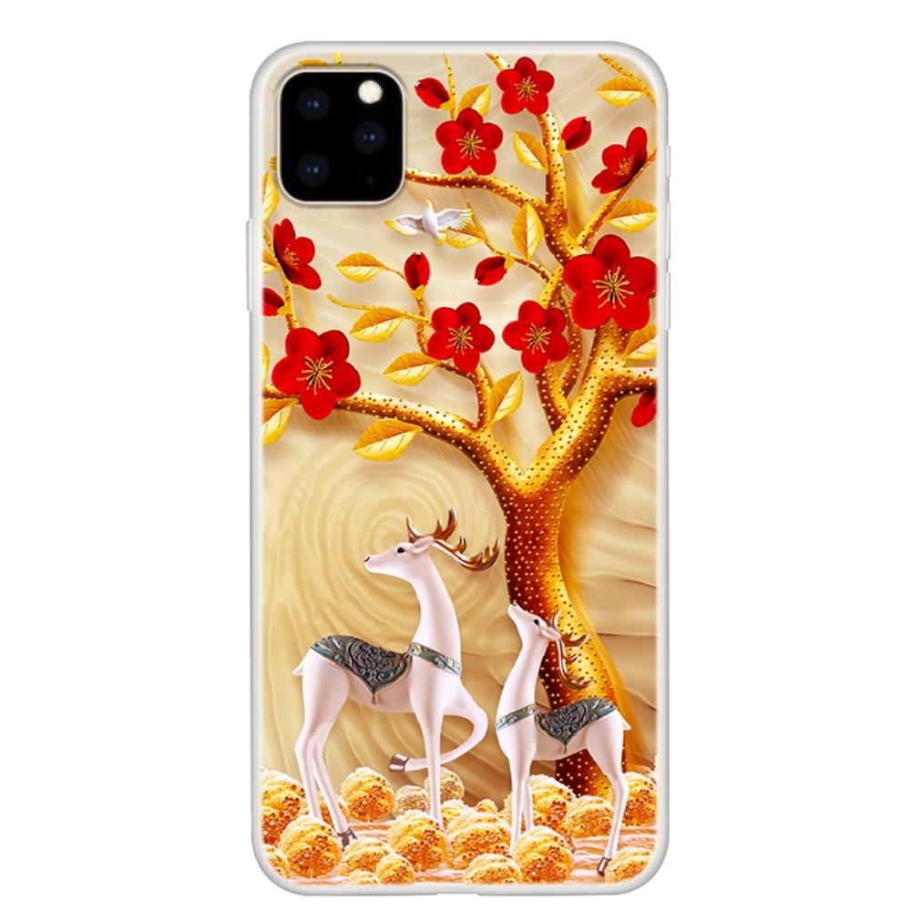 Carcasa Husa Apple iPhone 11 model Reindeers Family, Antisoc + Folie sticla securizata Apple iPhone 11 Tempered Glass Viceversa