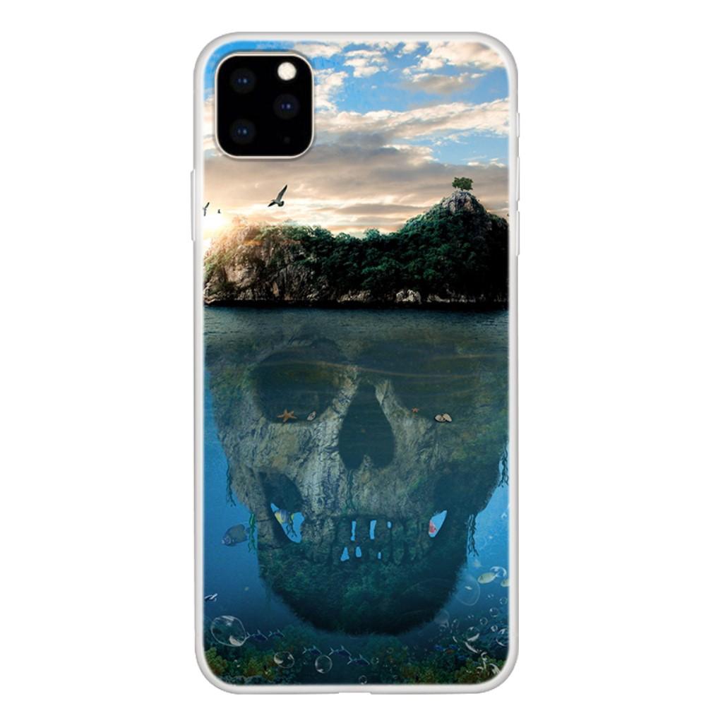 Carcasa Husa Apple iPhone 11 model Skull Island, Antisoc + Folie sticla securizata Apple iPhone 11 Tempered Glass Viceversa