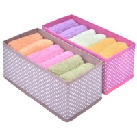 Set de 2 organizatoare pentru sertare, gri/roz, 25x14x13,5 cm