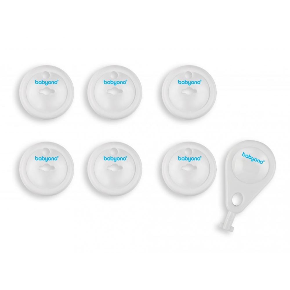 Set 6 protectii pentru priza cu cheita Baby Ono
