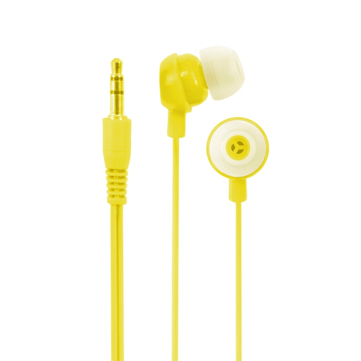 Casti audio Freaky Sound e5 RE02287 Galben