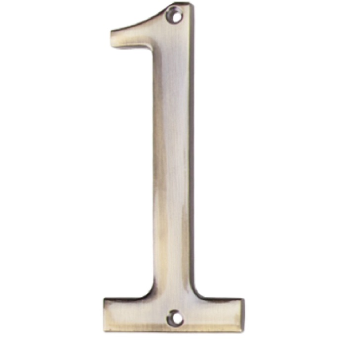 Cifra Metalica " 1 " 100 mm x 50 mm Evotools