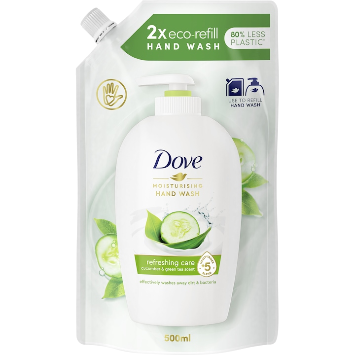 Rezerva sapun lichid Dove Fresh Touch, 500 ml