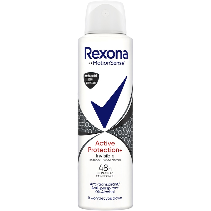 Дезодорант спрей Rexona Active Protection + Invisible, 150 мл