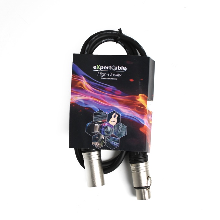 Cablu XLR-XLR 0.5m eXpertCable