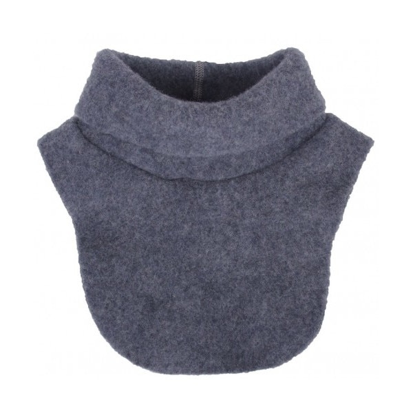 Pieptar gros din lana merinos organica fleece - Iobio - Anthracit, 0 - 6 luni