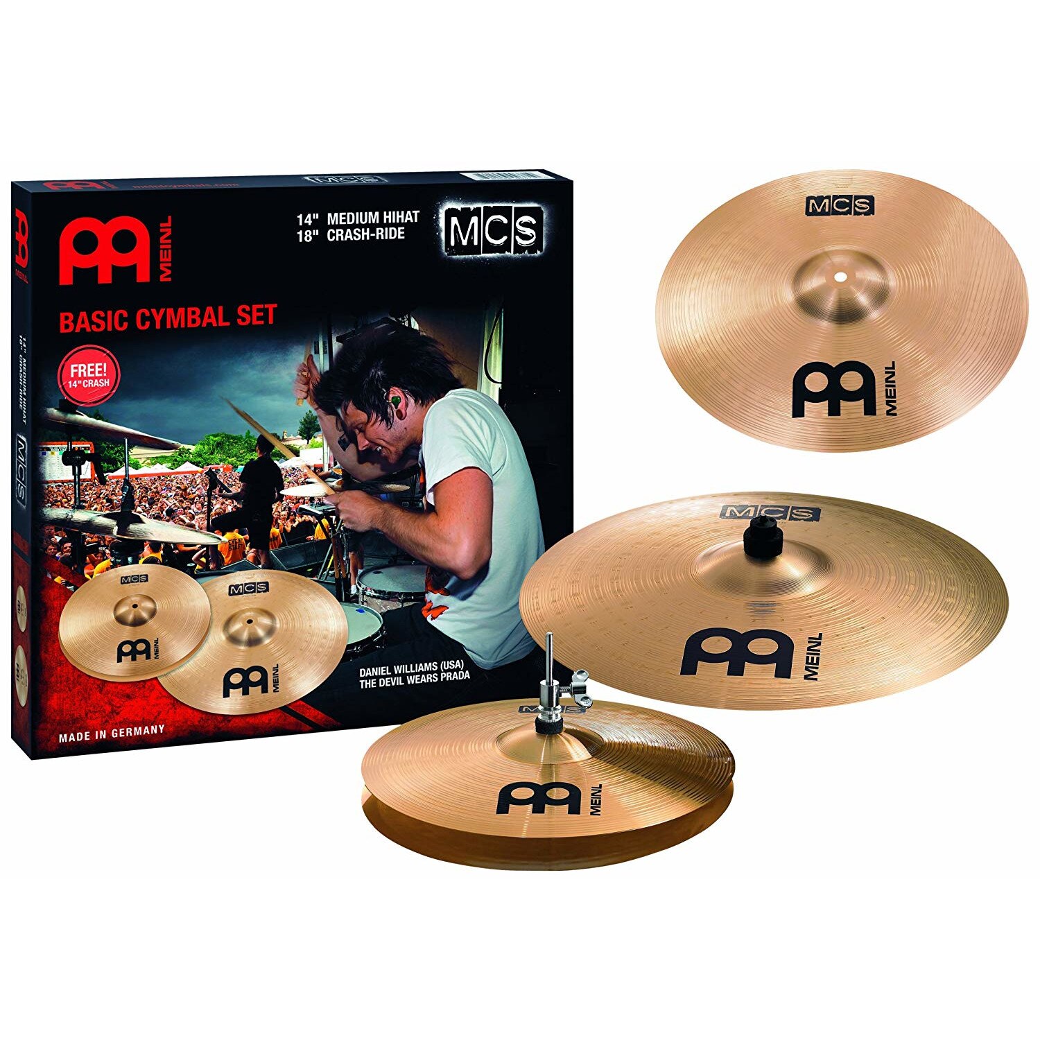 Cinel Instruments Set cinele Meinl MCS1418+14C - eMAG.ro