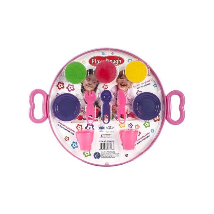 ER Toys 5690063 Play-Dough: Tálcás gyurmaszett kiegészítőkkel