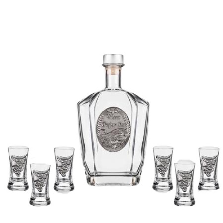 Set Butilka 6 Chashi Dims 92 Ar16587 S Nadpis Chrd Emag Bg