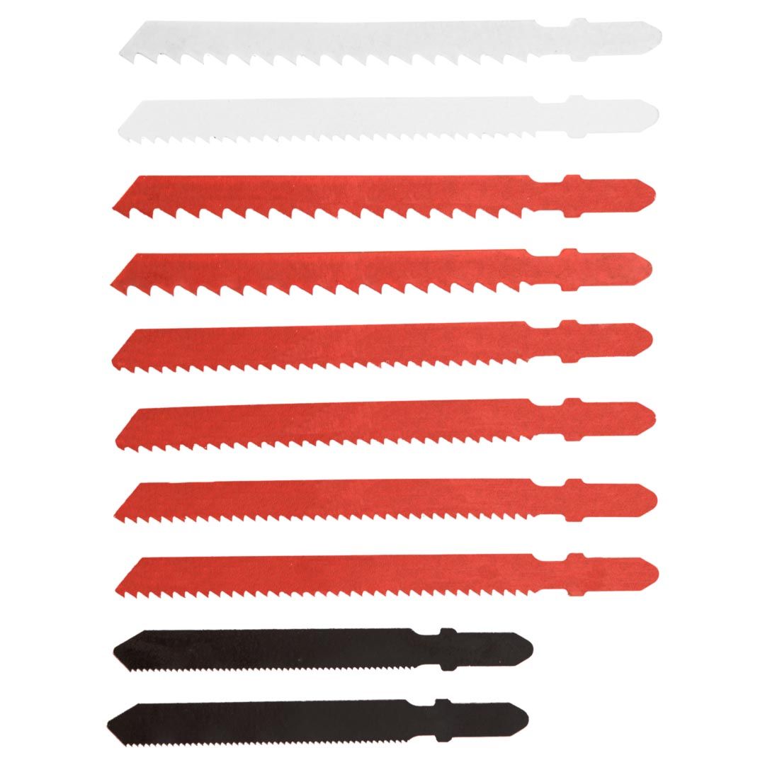 Set lame ferastrau vertical, 10 bucati, prindere tip 