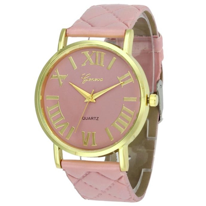 Rózsaszín női Geneva karóra