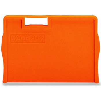 Capac capat pentru Clema rand Wago 4 mm² marita, portocaliu Capac capat pentru Clema rand Wago 4 mm² marita, portocaliu