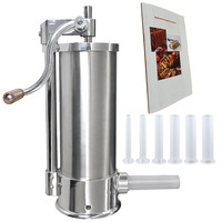 Aparat de umplut carnati 6Kg + Bonus Brosura Retete, inox alimentar, vertical