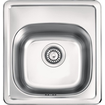 Chiuveta Mercato , ZHM 0100 , 44 x 41 cm , Inox , o cuva Chiuveta Mercato , ZHM 0100 , 44 x 41 cm , Inox , o cuva