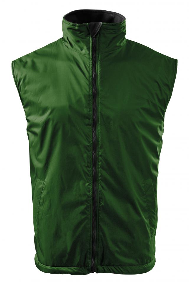 Vesta pentru barbaţi Body Warmer, Verde sticla