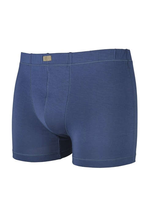 Boxer barbatesc bumbac noua silueta 6137 cu elastic interior, albastru, Albastru