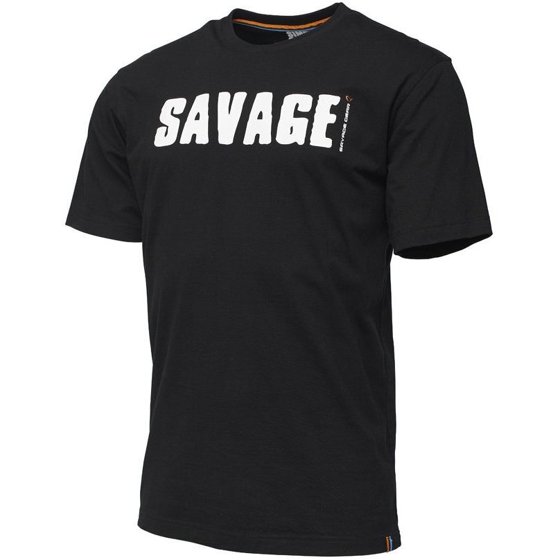Tricou Savage Gear Simply Black Logo-Tee