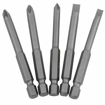 Set 5 biti lungi 75 mm pentru insurubare DEKTON, DT65429 Set 5 biti lungi 75 mm pentru insurubare DEKTON, DT65429