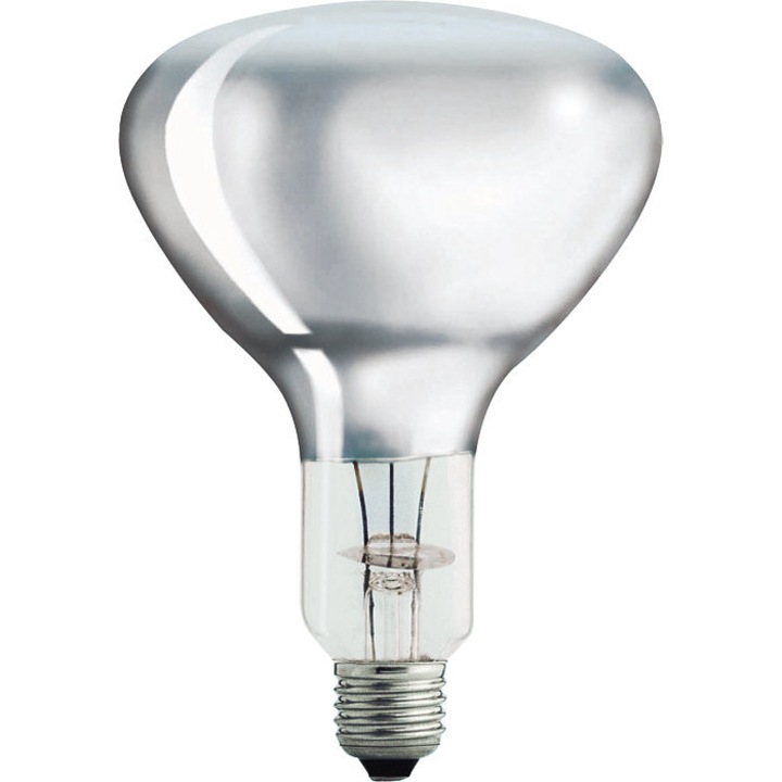 Инфрачервена прозрачна крушка R125 IR 375W E27