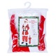 Costum Mos Craciun Flippy® Baiat, 1-3 ani, 5 piese, aproximativ 63 cm, Catifea
