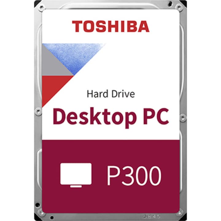 Toshiba P300 4 TB HDD, 5400 RPM, 128 MB cache, SATA-III