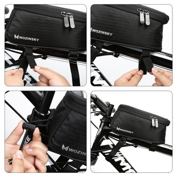 Geanta / Borseta Bicicleta, Impermeabila,1.5 L, cu Buzunar pentru Telefon, Negru Geanta / Borseta Bicicleta, Impermeabila,1.5 L, cu Buzunar pentru Telefon, Negru