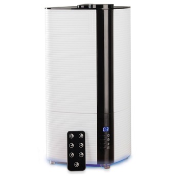 Umidificator ultrasunete Fakir Airwell, rezervor 4 l, 300 ml/h, Senzor de umiditate, Higrostat, Filtru ceramic, Afisaj LCD, Iluminare speciala, Telecomanda, Timer Umidificator ultrasunete Fakir Airwell, rezervor 4 l, 300 ml/h, Senzor de umiditate, Higrostat, Filtru ceramic, Afisaj LCD, Iluminare speciala, Telecomanda, Timer