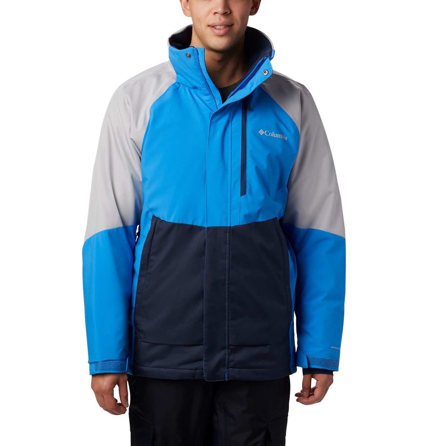 Macadam Decrepit Method Jacheta de schi, impermeabila, cu izolatie termica, Columbia Wildside™  Jacket pentru barbati, Albastru, Marime M - eMAG.ro