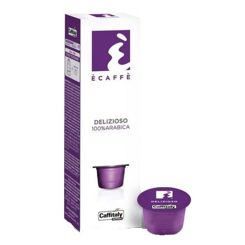 Capsule Cafea Caffitaly E’caffe Delizioso Cutie 10 capsule; 96 cutii/bax