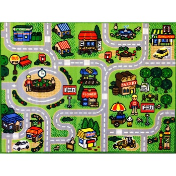 Covoras camera copii Yana Street, nylon, dreptunghiular, multicolor, 100 x 133 cm Covoras camera copii Yana Street, nylon, dreptunghiular, multicolor, 100 x 133 cm