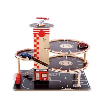 Set constructie garaj, benzinarie si helioport,Hape Toys, lemn, 3+ Set constructie garaj, benzinarie si helioport,Hape Toys, lemn, 3+