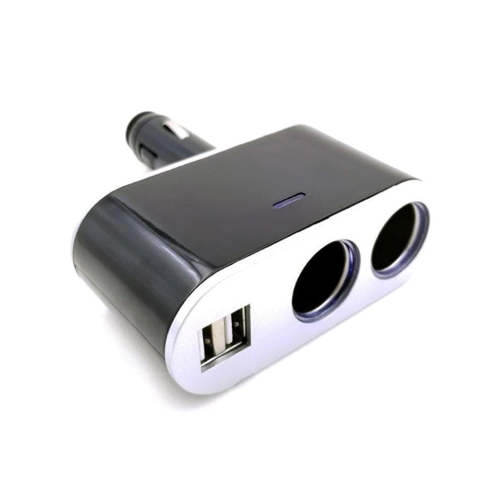 Multiplicator Omega OUC914 44808, DC12V-24V, cu 2 porturi bricheta auto 60W si 2 porturi USB 2.4A