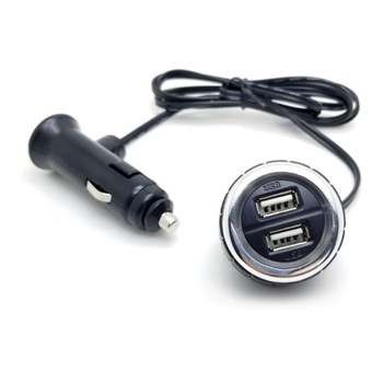 Incarcator auto Omega 44806, 12 - 24V, 2XUSB, 3.1A, indicator led pentru incarcare, cu cablu 90cm, negru Incarcator auto Omega 44806, 12 - 24V, 2XUSB, 3.1A, indicator led pentru incarcare, cu cablu 90cm, negru
