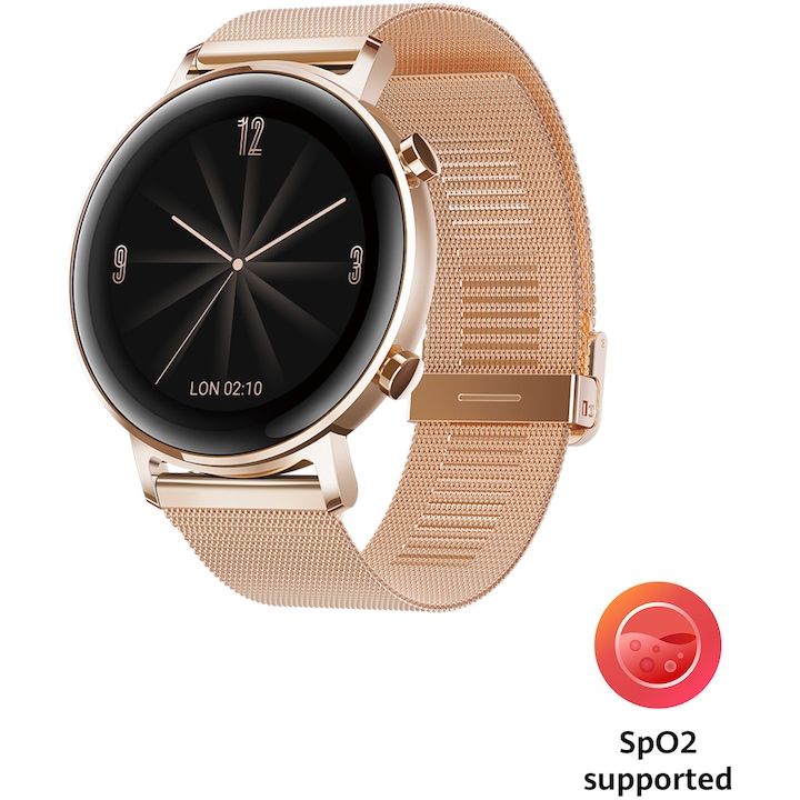 Часовник Smartwatch Huawei Watch GT 2, 42 мм, Refined Gold