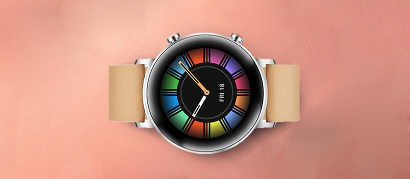 Ceas Smartwatch Huawei Watch GT 2, 42mm, Gravel Beige - eMAG.ro
