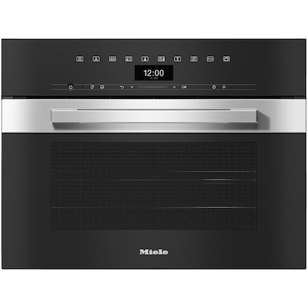 Cuptor incorporabil cu aburi Miele DGC 7440 EDST/CLST, Electric, 40 l, DirectSensor, DualSteam, WiFi, Iluminare LED, Negru