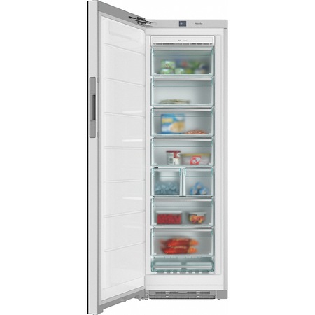 Congelator Miele FNS 28463 E bbn, 262 l, 9 sertare, Clasa A+++, IceMaker, Iluminare LED, Editie BlackBoard