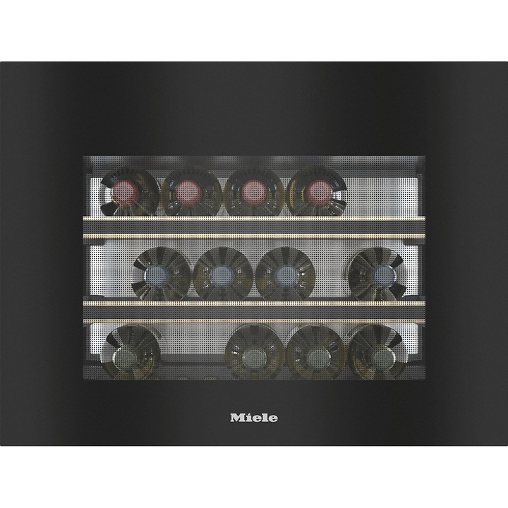 Хладилна витрина за вино Miele KWT 7112 iG obsw, 46 л, 18 бутилки, Клас G, WiFi, LED осветление, Сив