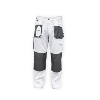 Pantaloni de protectie Dedra marime XL / 56 alb Pantaloni de protectie Dedra marime XL / 56 alb