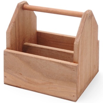 Suport pentru tacamuri din lemn durabil cu maner, 190x160x(H)200 mm Hendi Suport pentru tacamuri din lemn durabil cu maner, 190x160x(H)200 mm Hendi